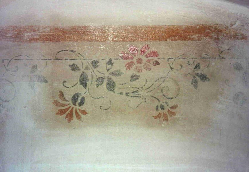 Schablone Jugentstil Haidhausen Fragment