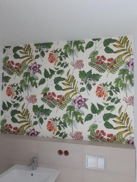 Florale Tapete