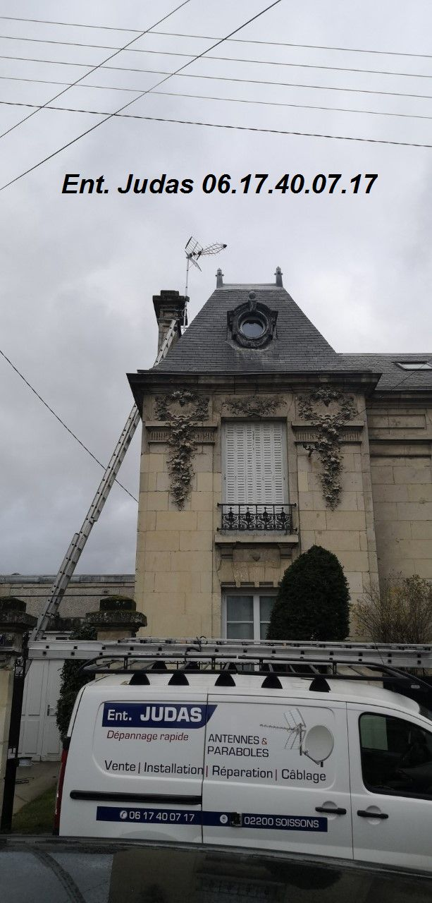 Branchement et câblage d'antennes à Soissons