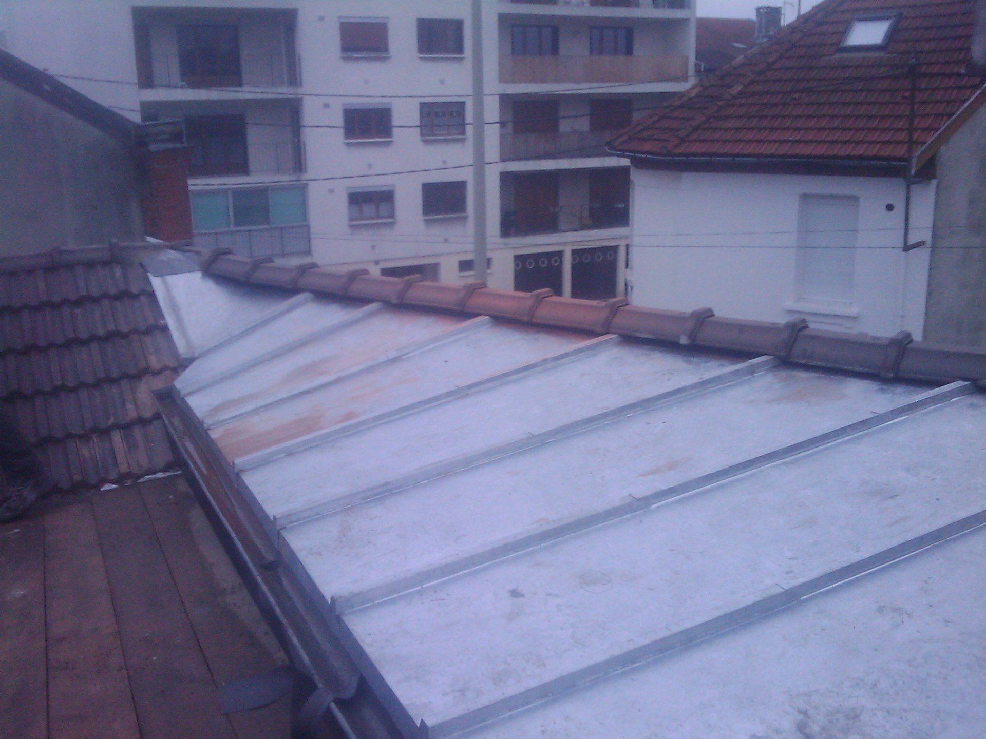 Rénovation toiture zinc