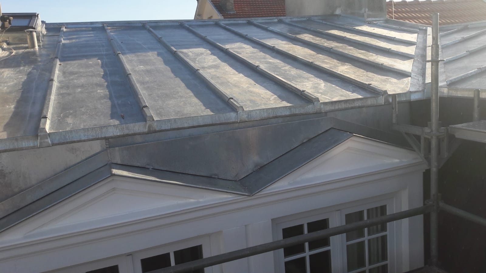 Toiture en zinc