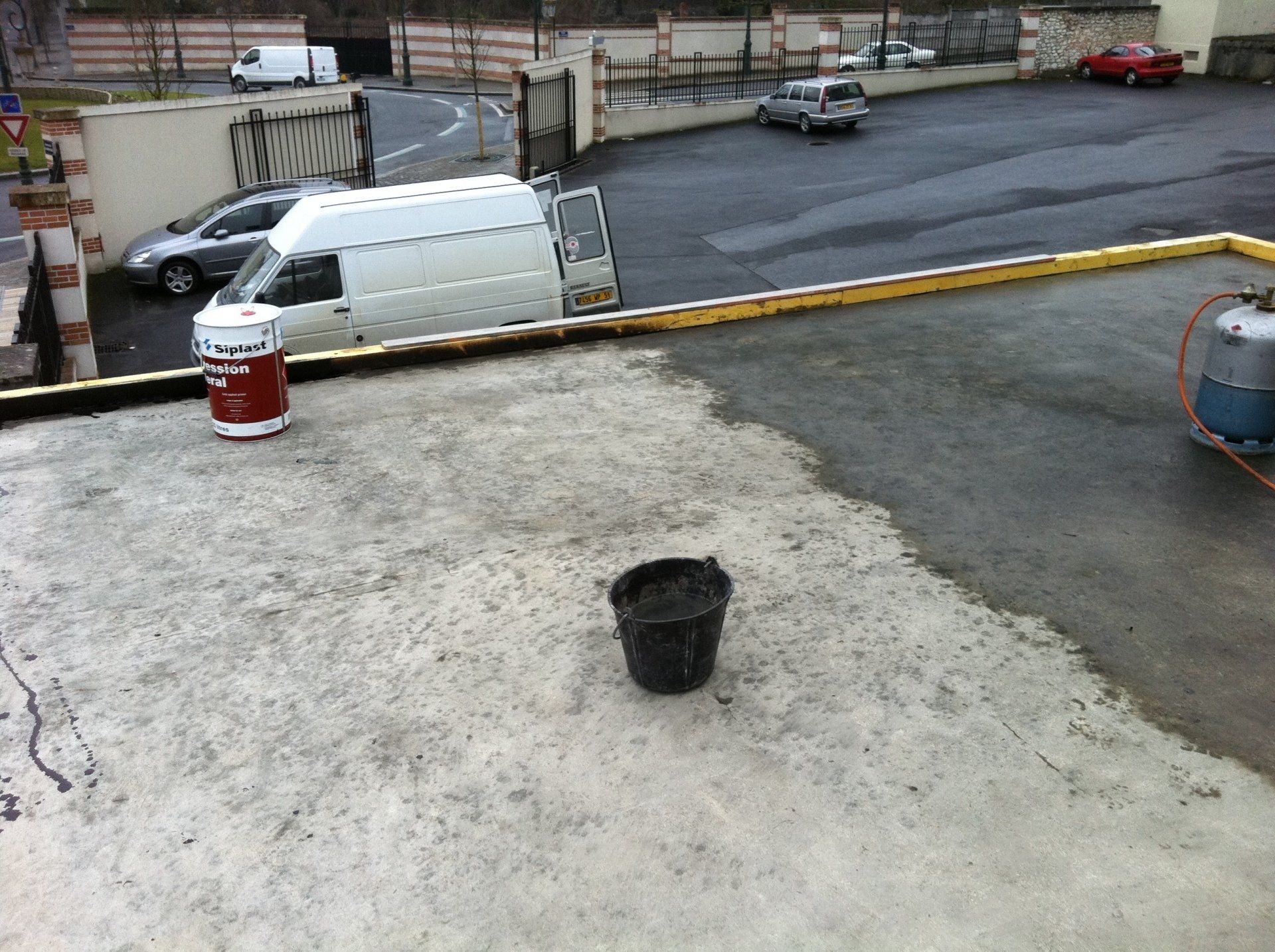 Travaux d'étanchéité