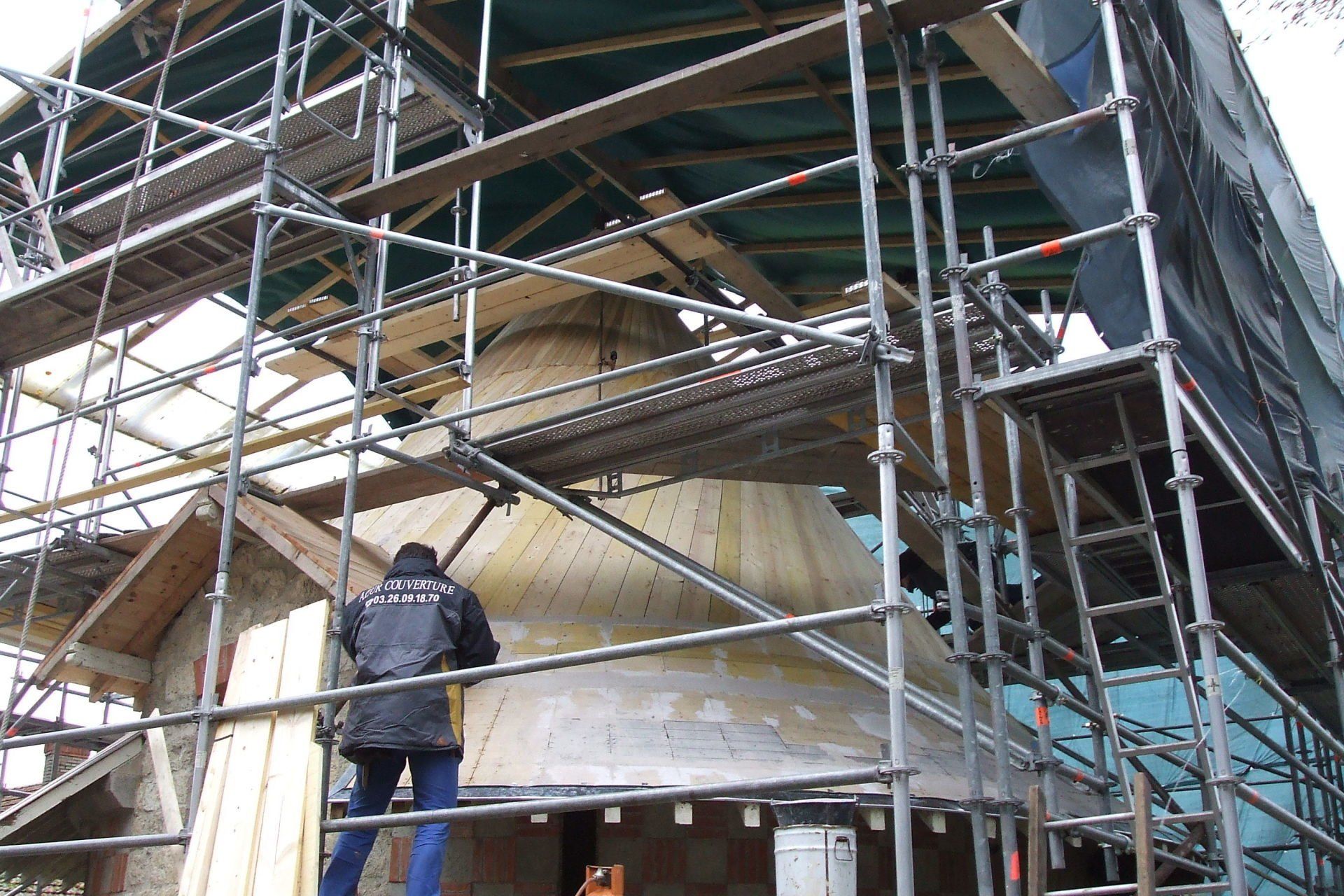 Travaux toiture ardoise