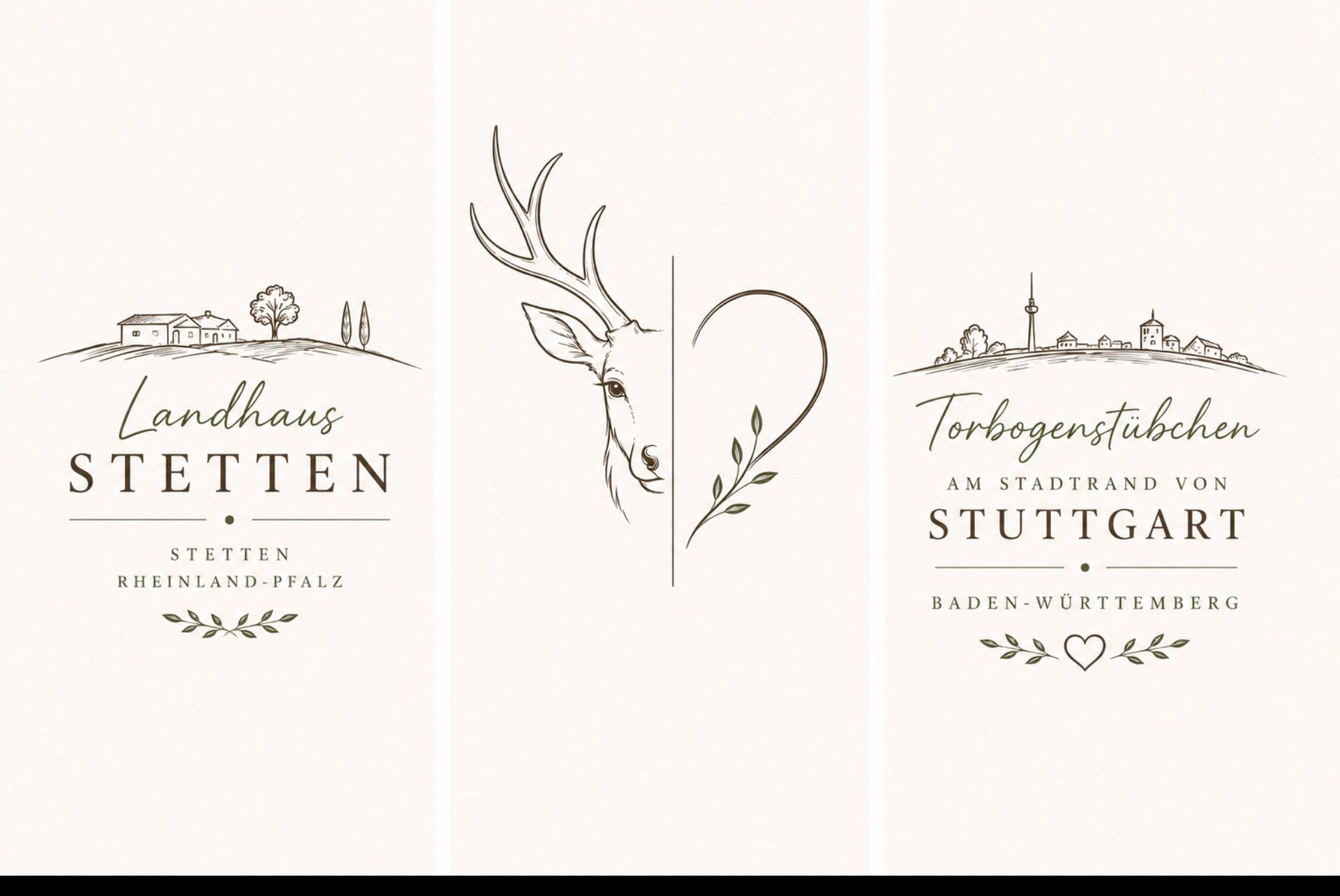 Landhaus Stetten + Torbogenstübchen Zwei Orte, eine Auszeit. Logo Landhaus