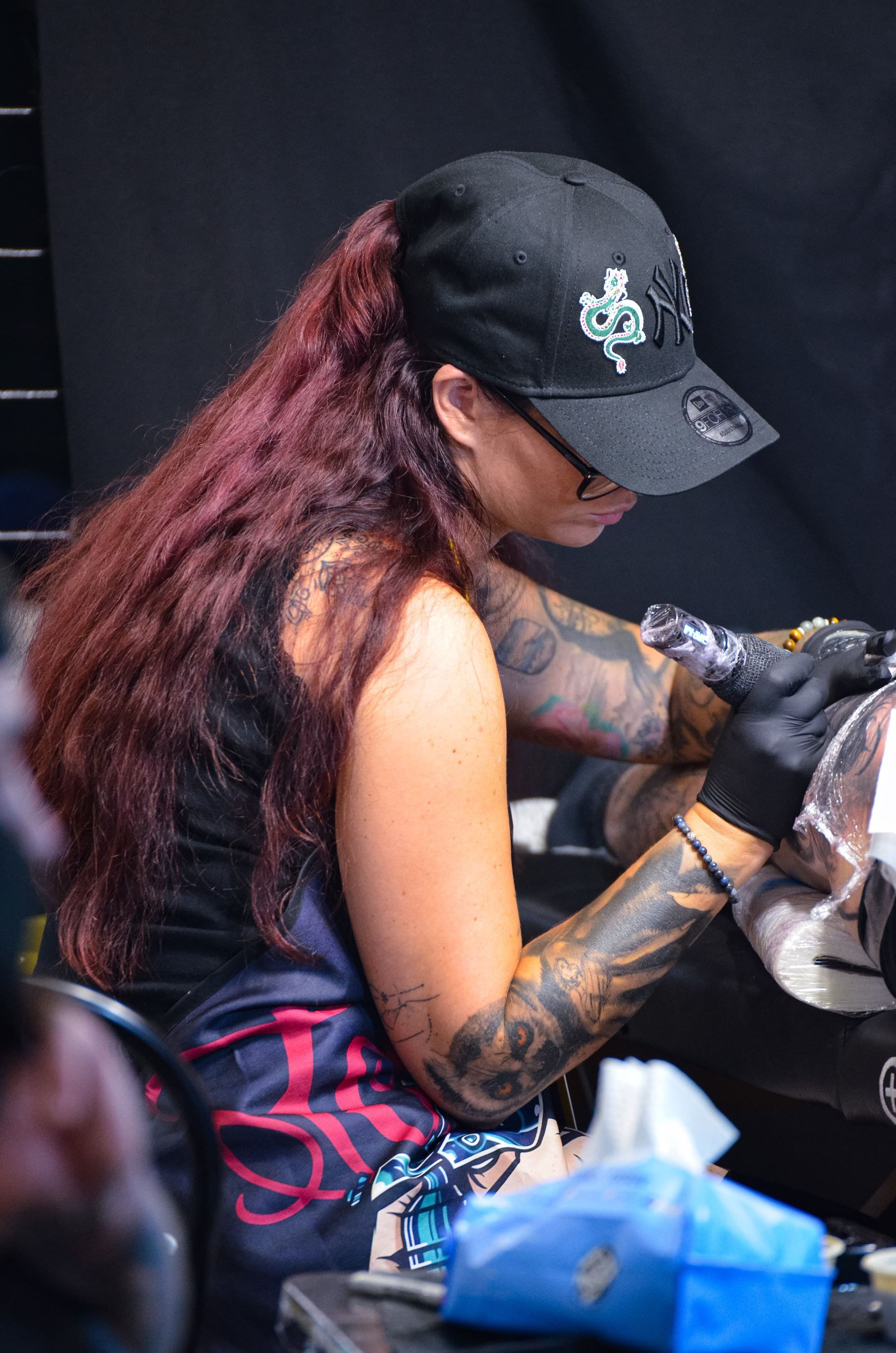 Tatouage en cours de création