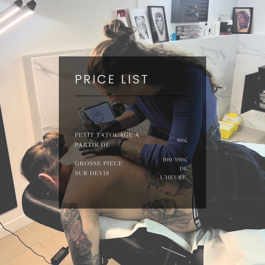 Prix des tatouages