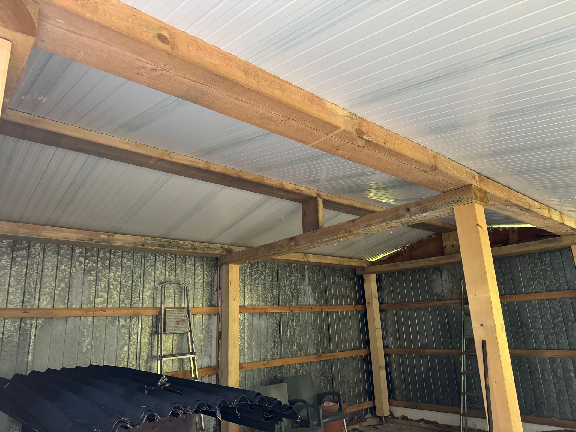 panneaux sandwich vue de dedans