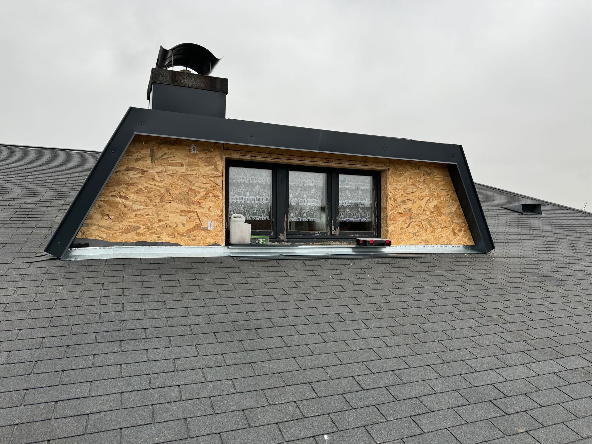 Toiture en shingle terminé