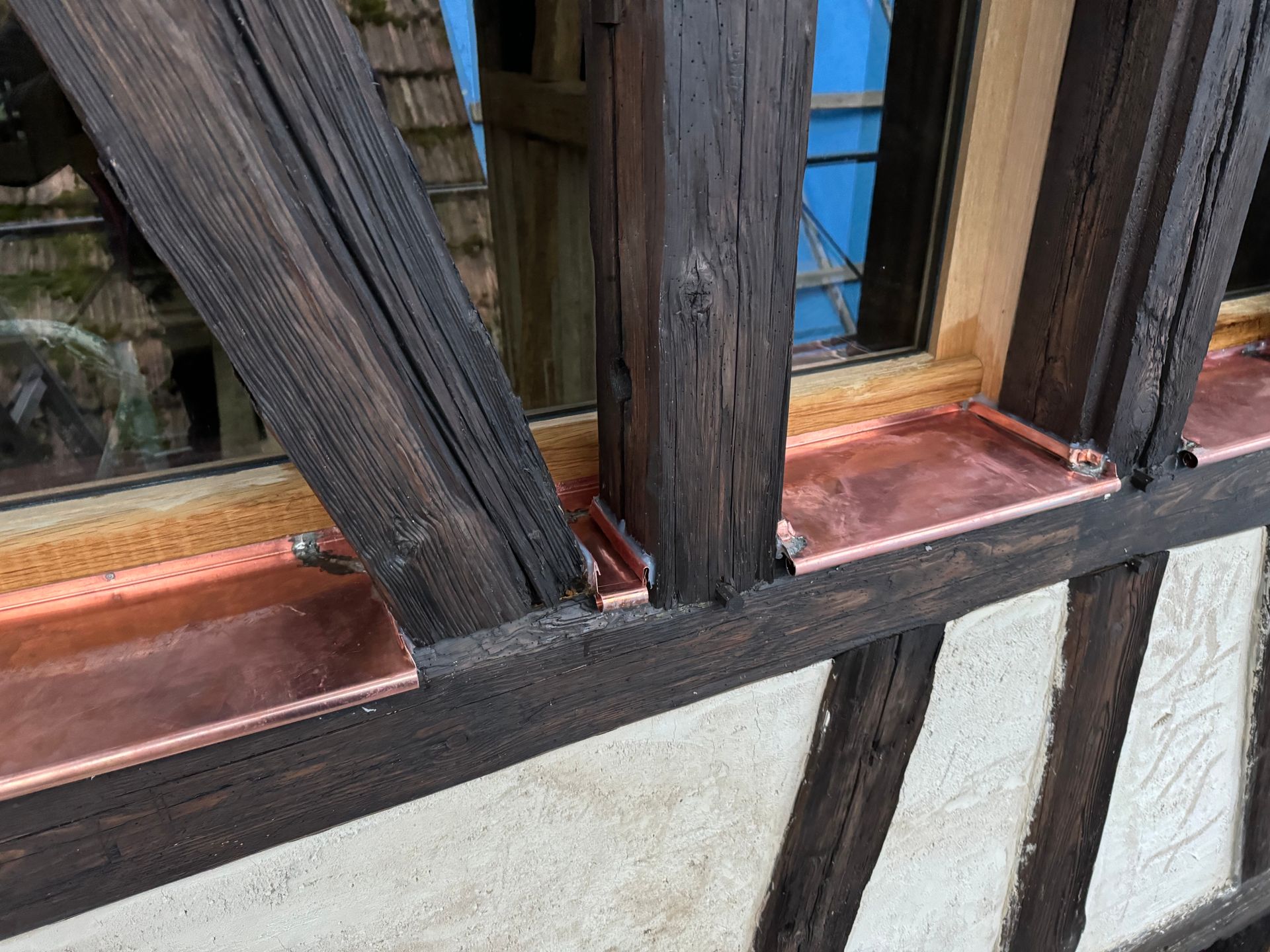 Pliage de feuilles de cuivre 