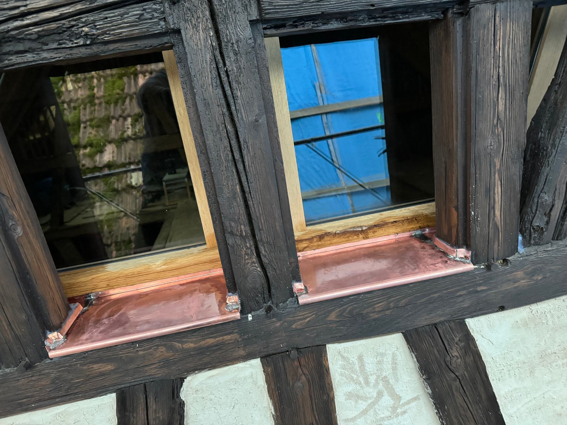 Pliage de cuivre en rénovation