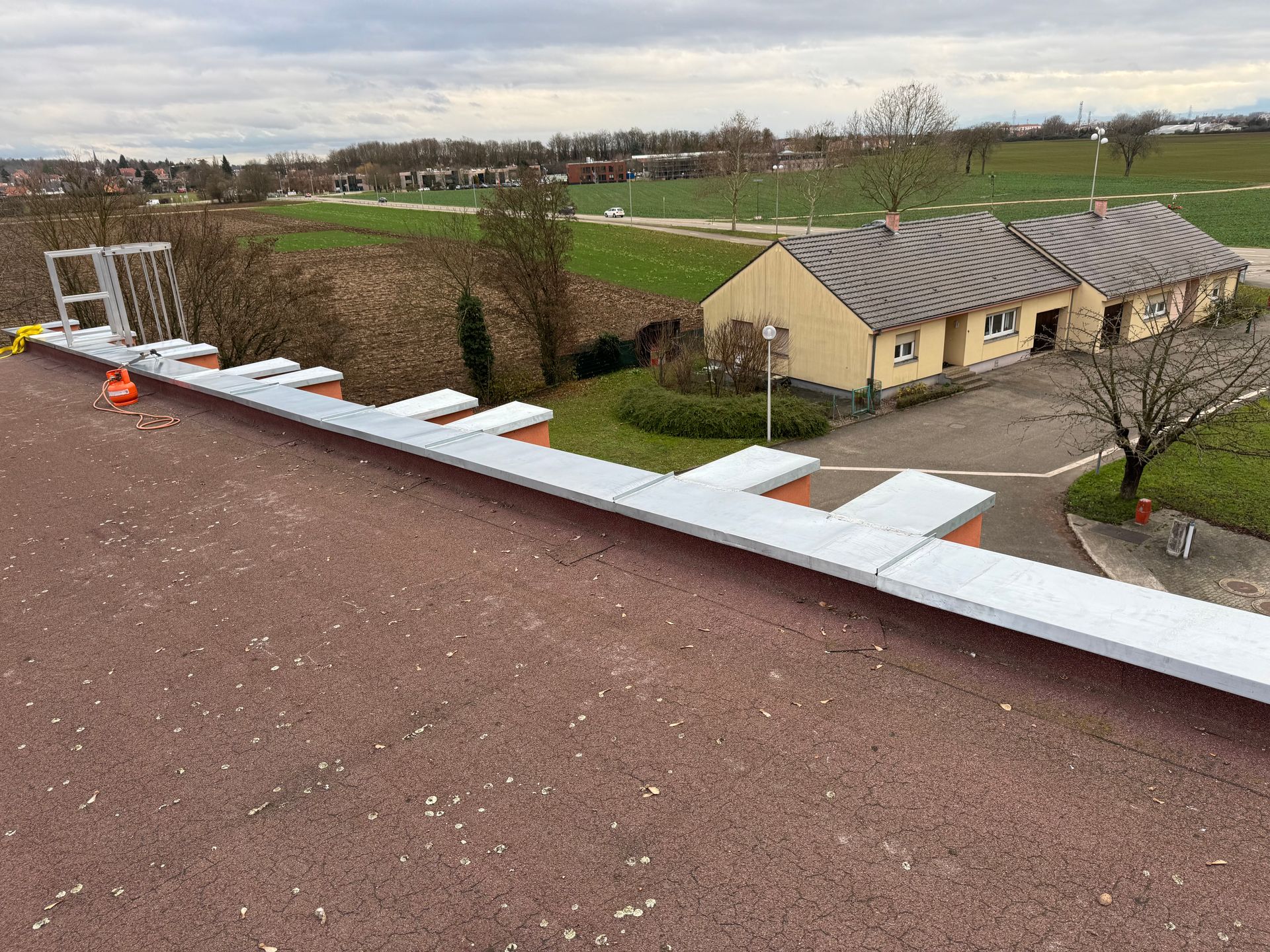 remplacement couvertine en zinc