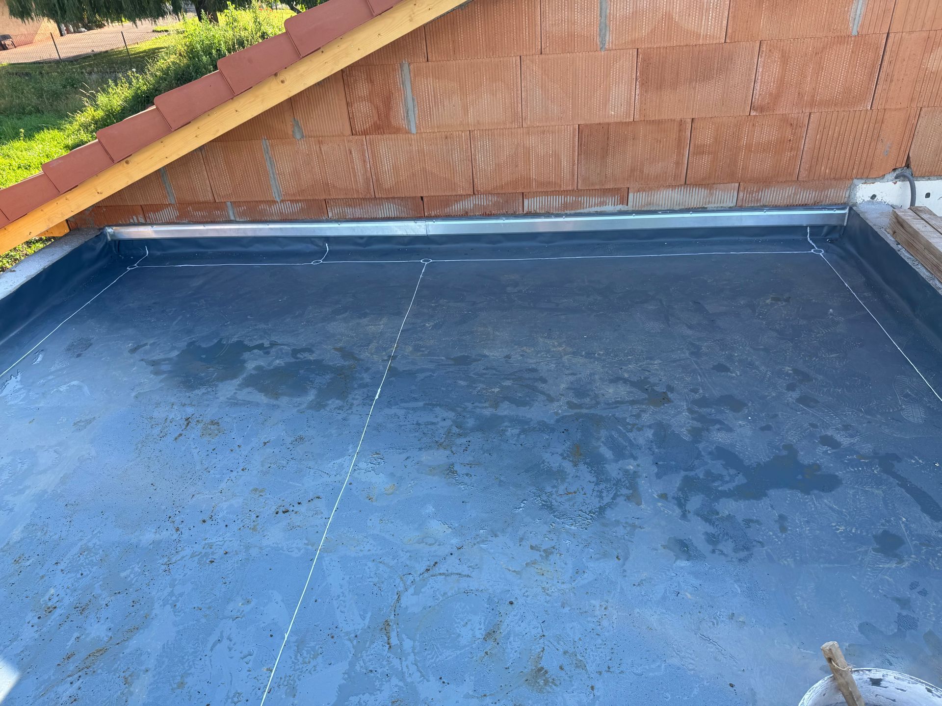 Étanchéité toit / mur  par membrane PVC