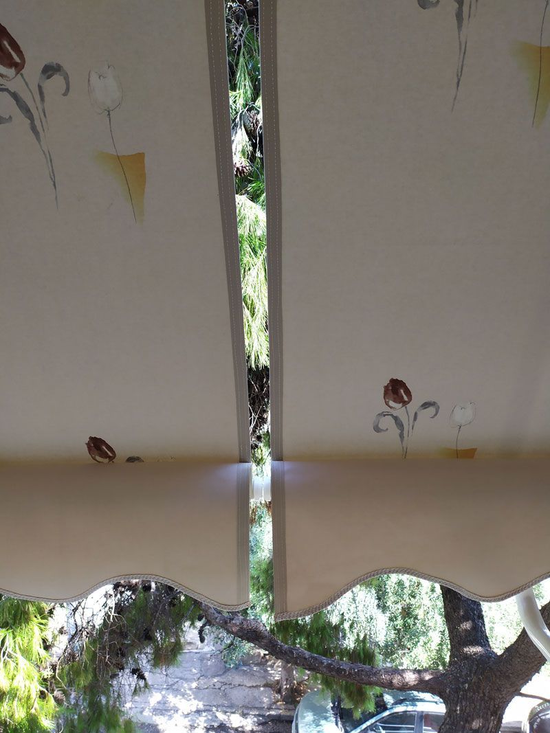 Τέντες με αντηρίδες