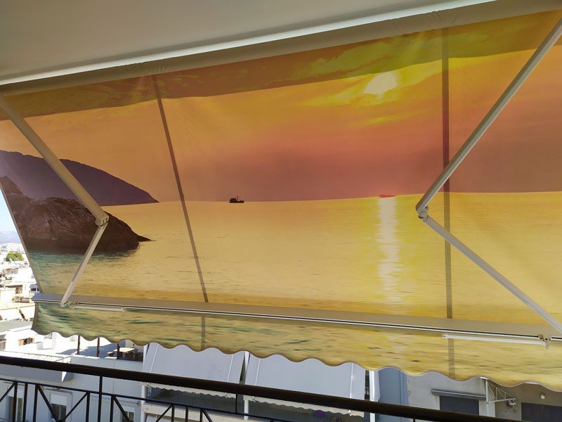 Τέντες με ψηφιακή εκτύπωση