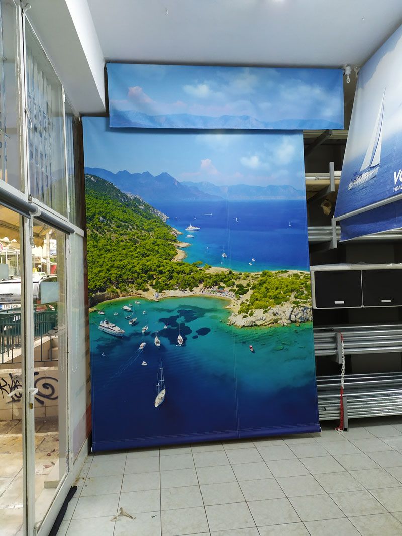 Τέντες με ψηφιακή εκτύπωση