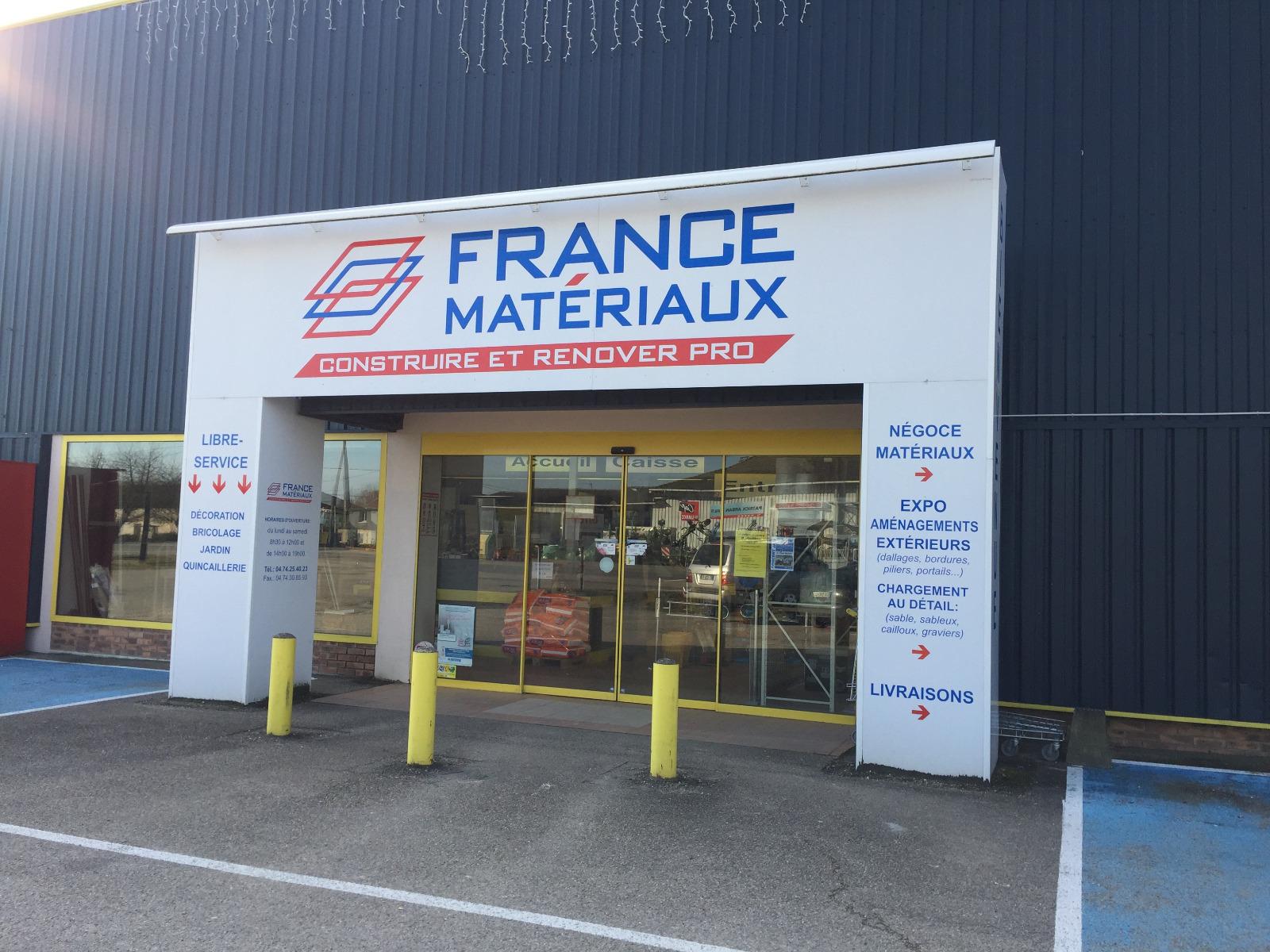 France Matériaux 300 points de vente en France