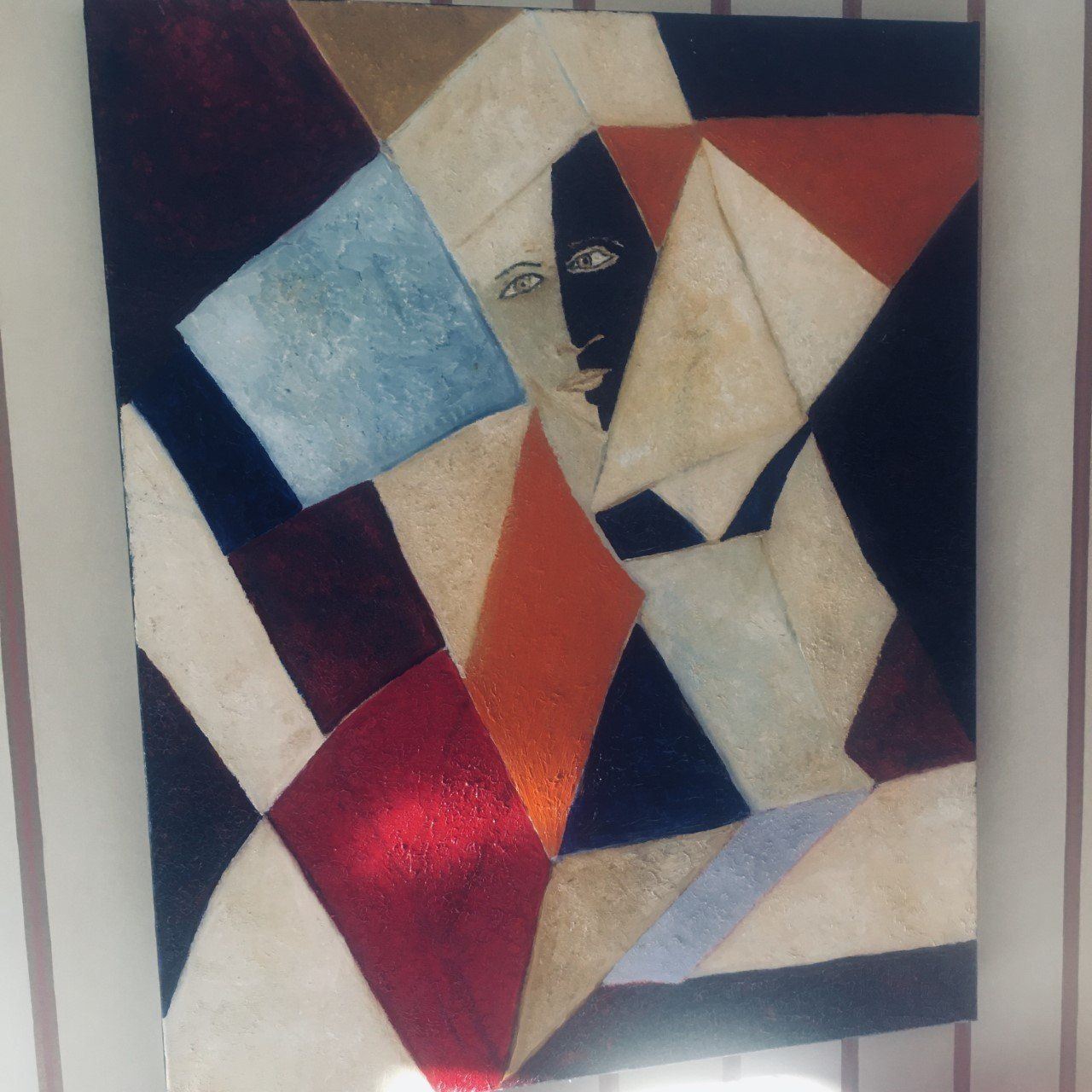 Tableau dans la salle de consultation de voyance à Lille