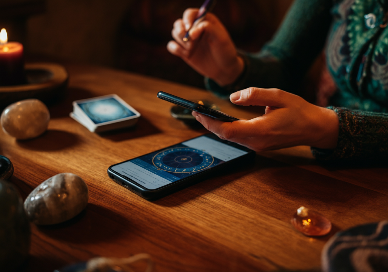 Icônes de contact en 3D posés sur une table
