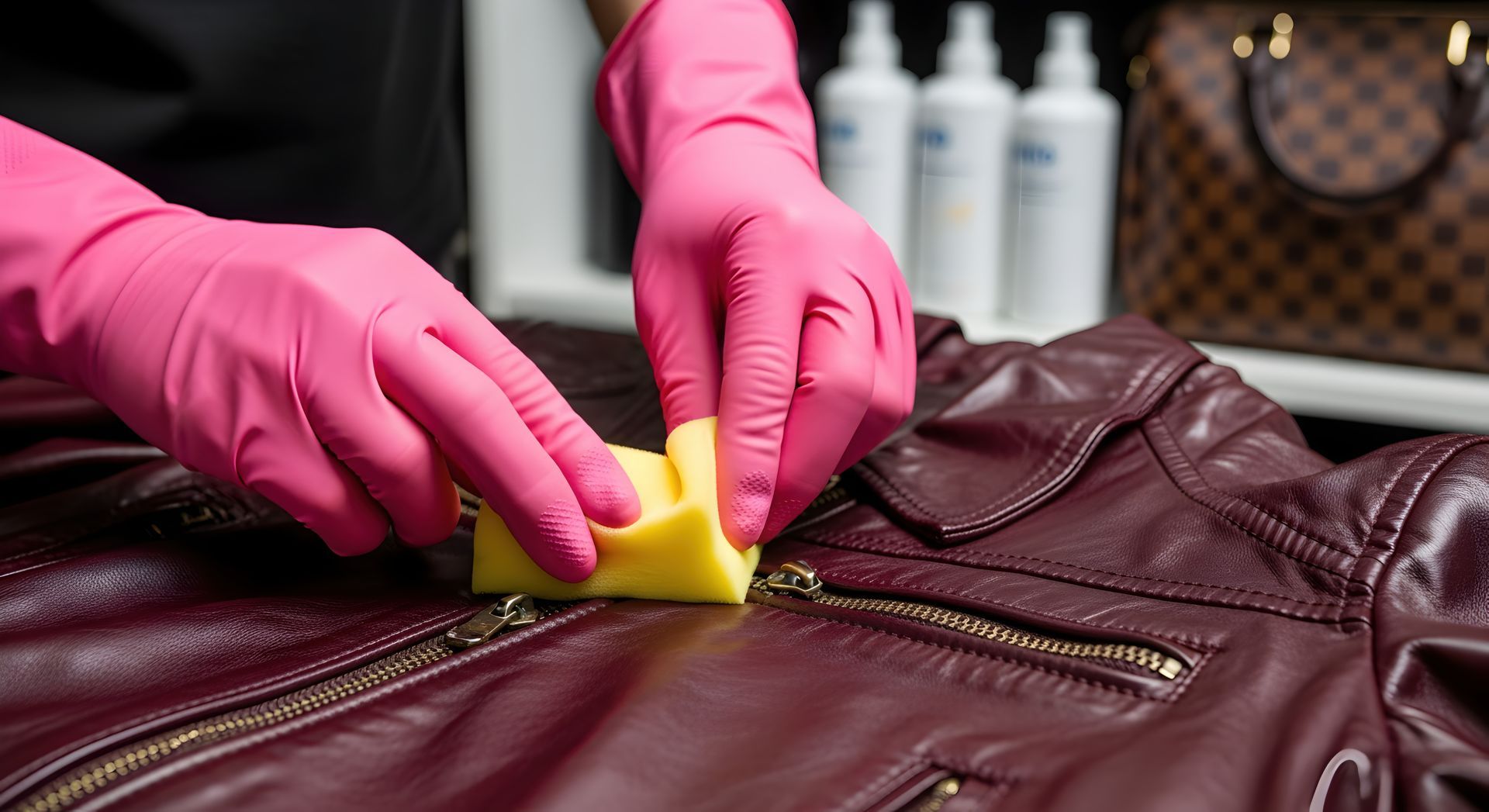 Weisser Stoff in einer Waschmaschine