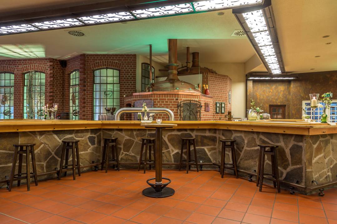 Brauerei Innenraum mit Bar