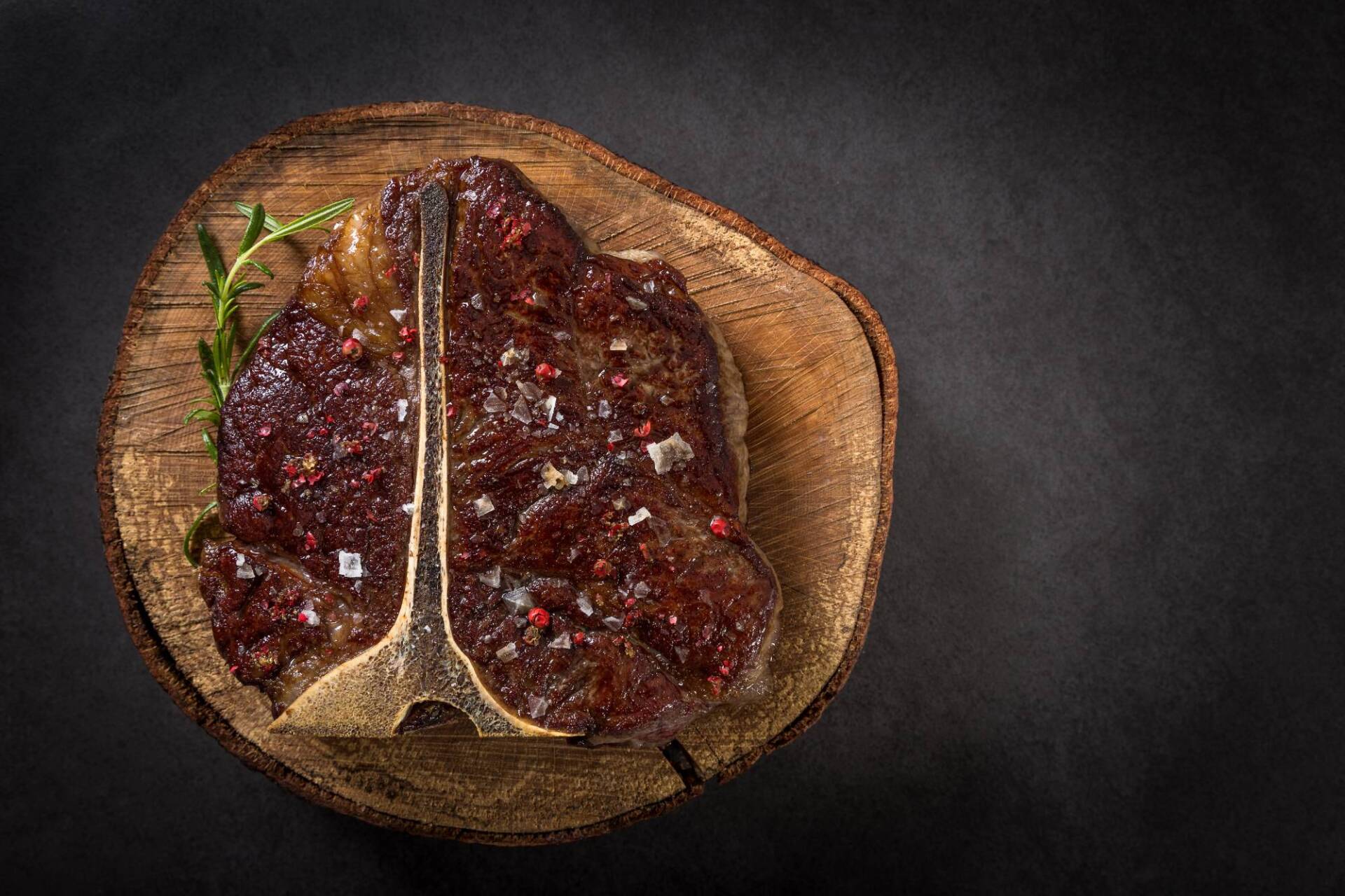 gewürztes gebratenes Steak