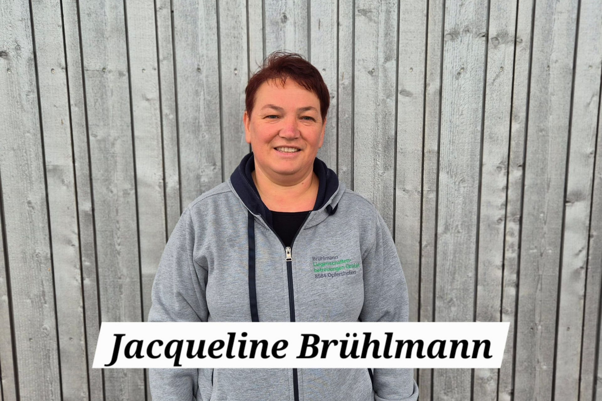 Jacqueline Brühlmann, Inhaberin der Brühlmann Liegenschaftenbetreuungen GmbH
