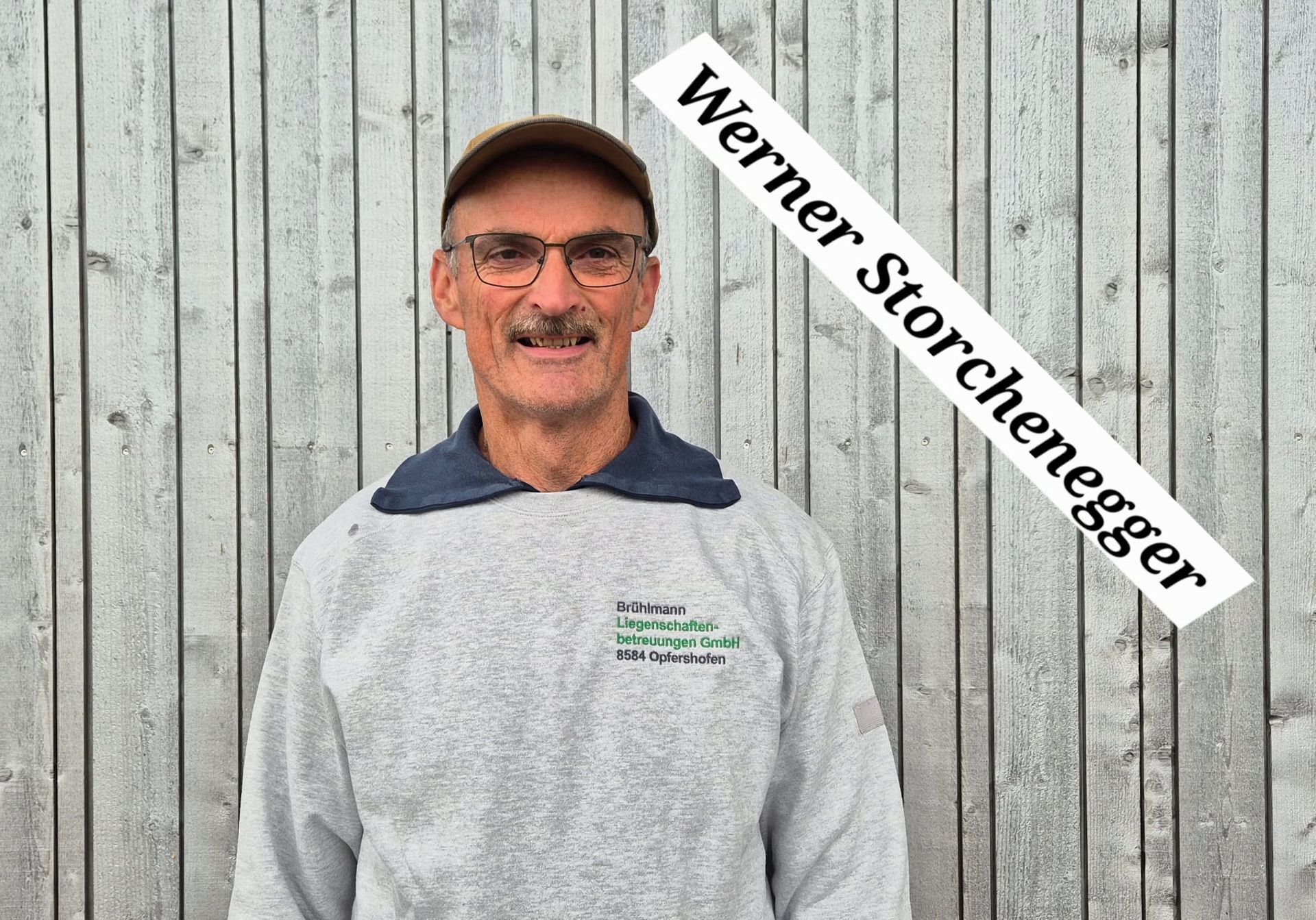 Werner Storchenegger, Mitarbeiter der Brühlmann Liegenschaftenbetreuungen GmbH