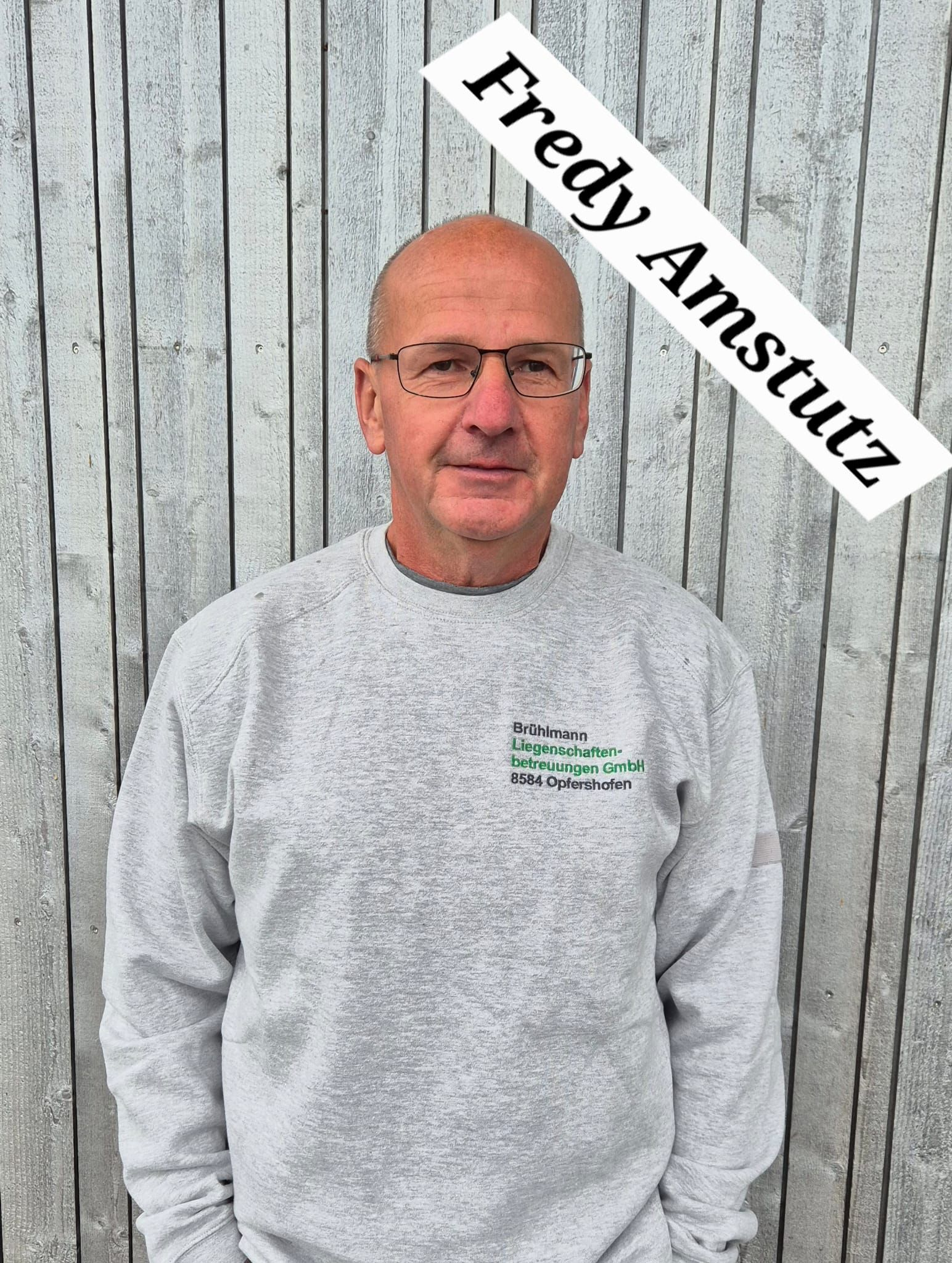 Fredy Amstutz, Mitarbeiter der Brühlmann Liegenschaftenbetreuungen GmbH