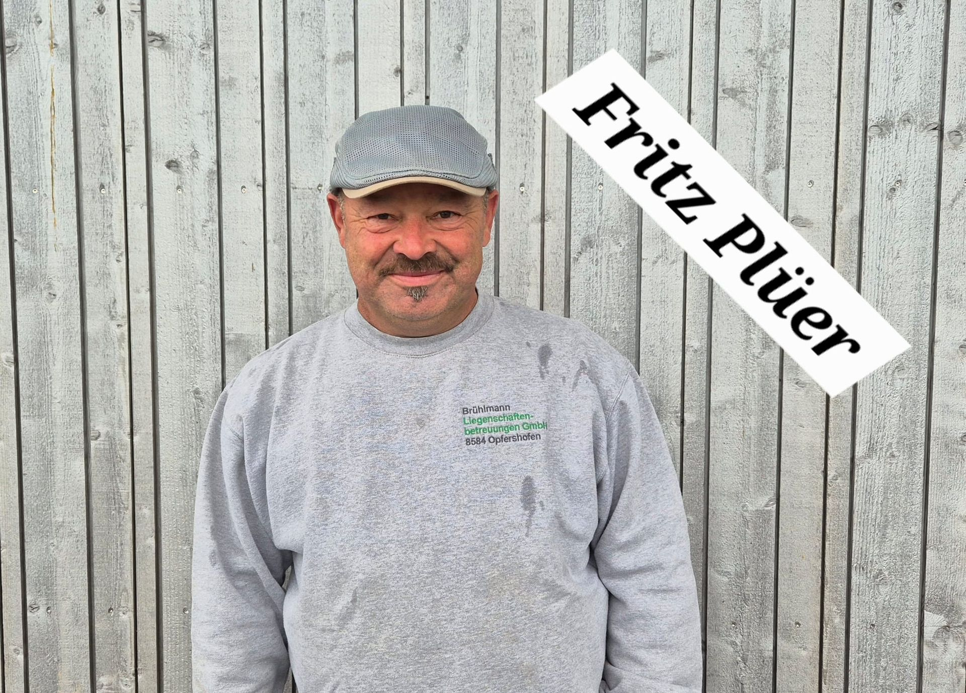 Fritz Plür, Mitarbeiter der Brühlmann Liegenschaftenbetreuungen GmbH
