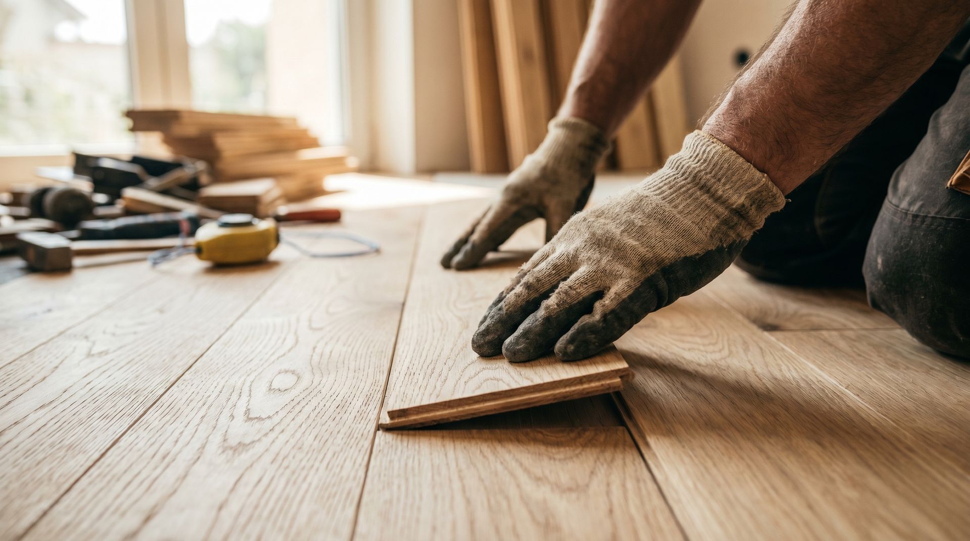 Une lame de parquet.