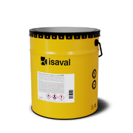 Un cubo amarillo con la palabra isaval en él.