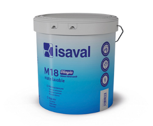 Un cubo de pintura olímpica Isaval M18