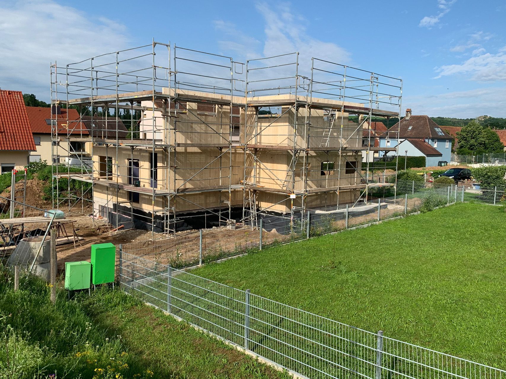 Neubau Baugerüst