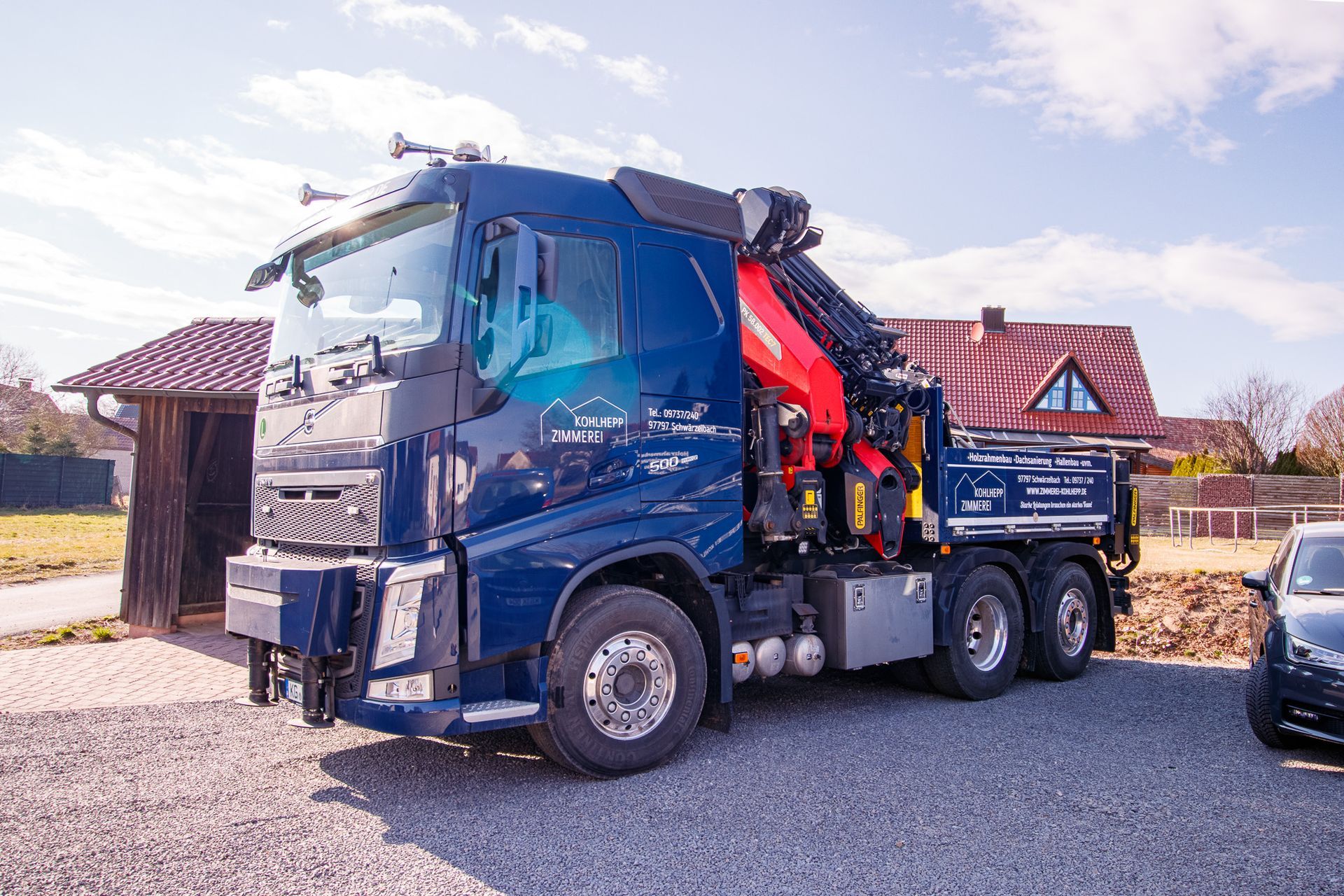 LKW der Zimmerei Kohlepp