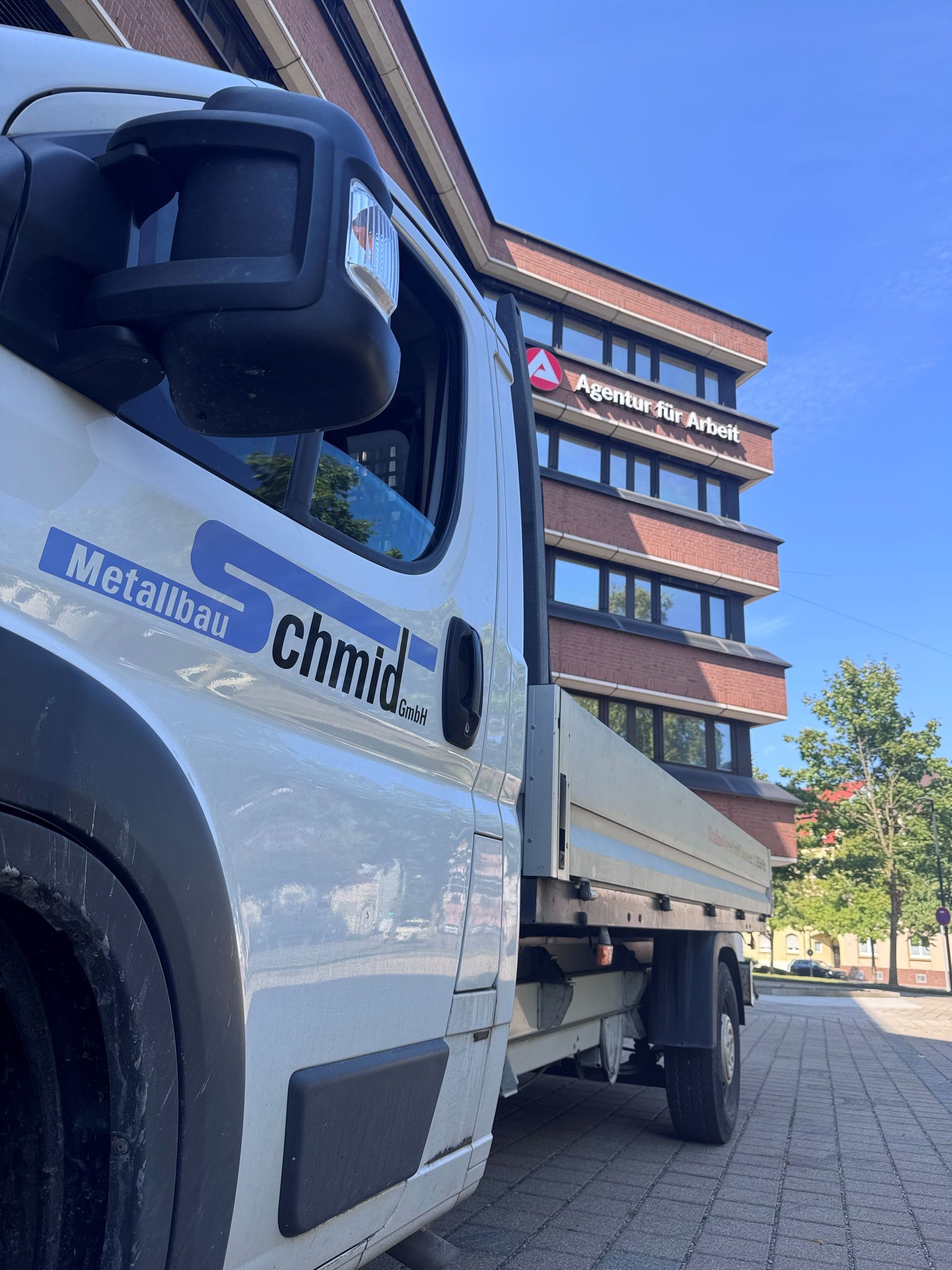 Schwarzweißfoto eines Josua-Baums mit stacheligen Ästen, die in den hellen Himmel ragen.
