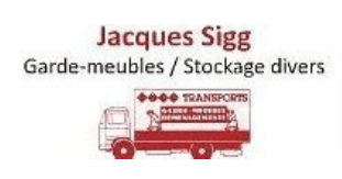 Le logo de Jacques SIGG montre un camion rouge et blanc.