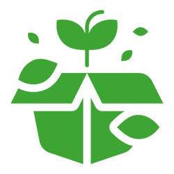 Icon Pflanze im Karton