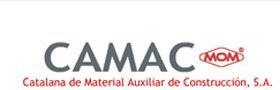 Un logotipo para Camac Catalana de materiales auxiliares de construcción.