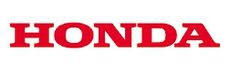 Un logotipo de Honda rojo sobre un fondo blanco.
