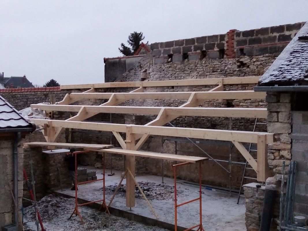 charpente bois chagny