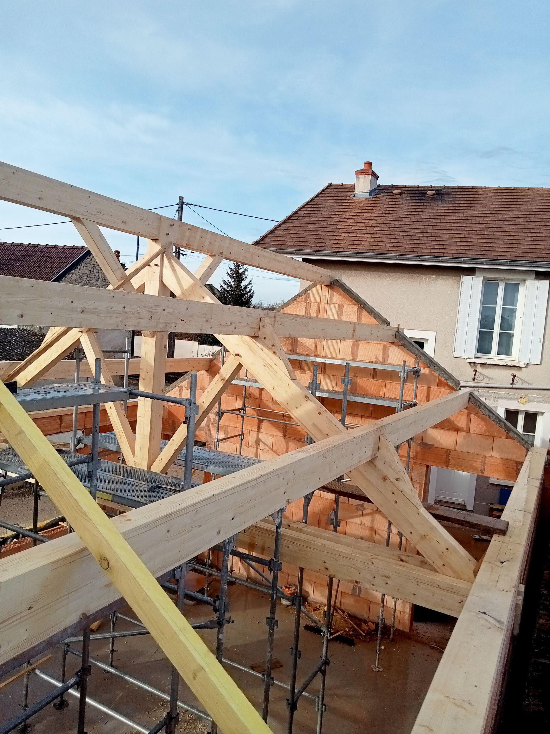 pose de charpente à chalon sur saone