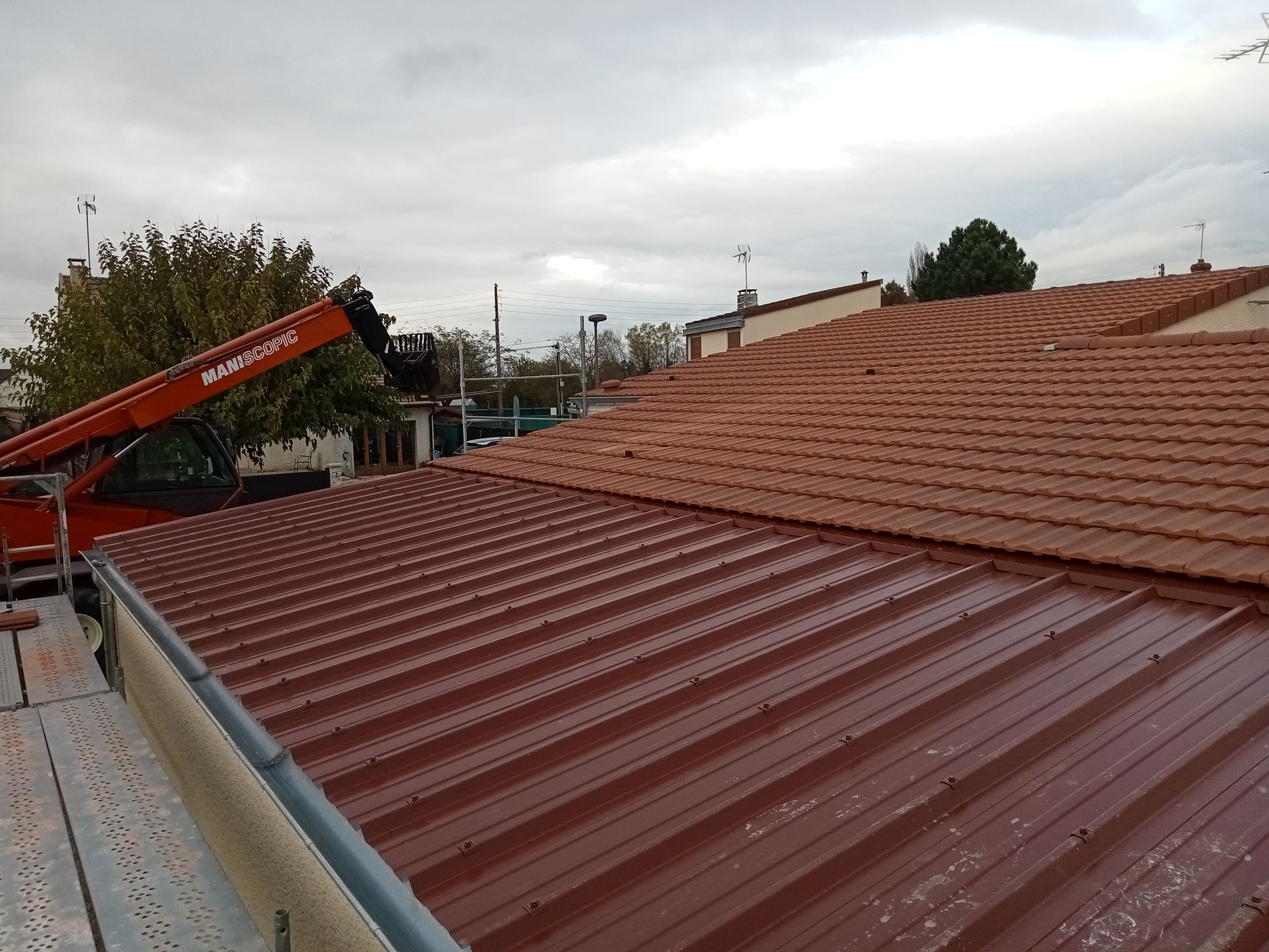 pose de bac acier saint marcel 71