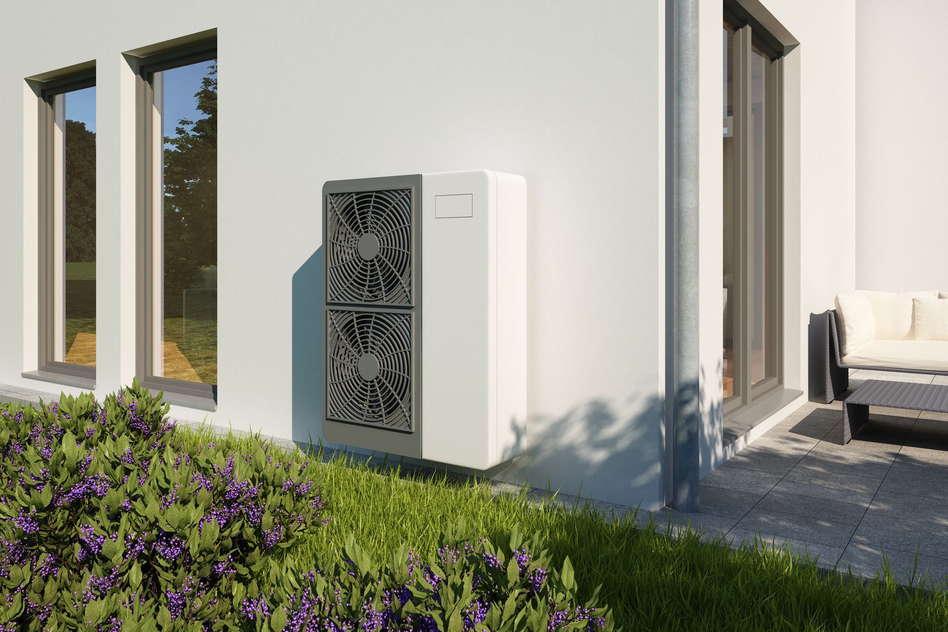 Une pompe à chaleur air-eau