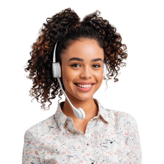 Une femme liée au service client