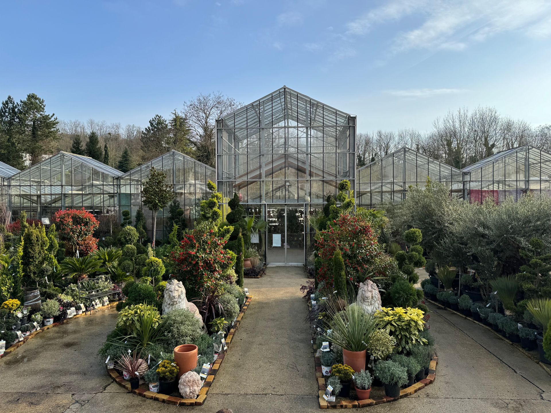 Extérieur de la serre