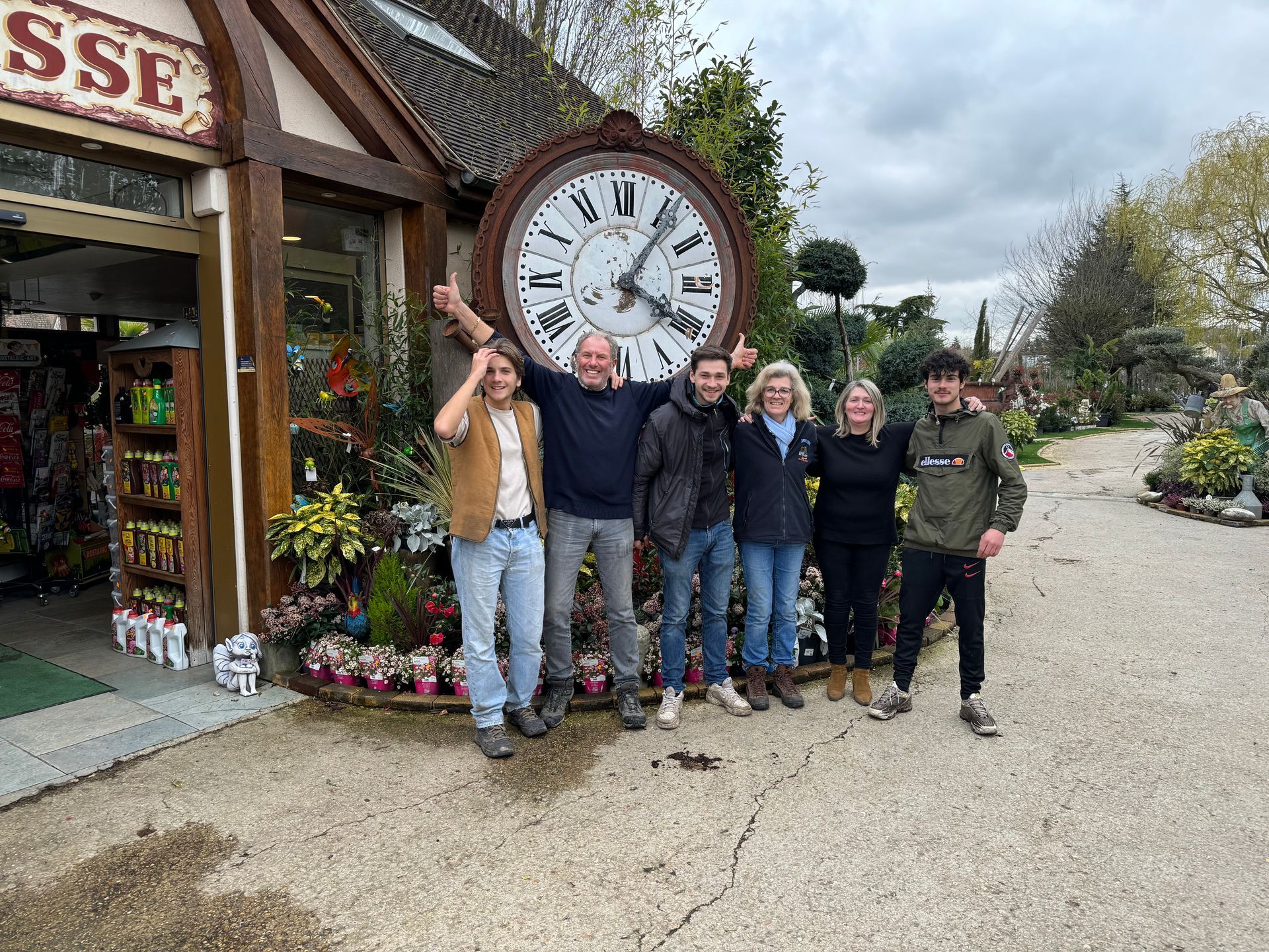 Équipe de la jardinerie