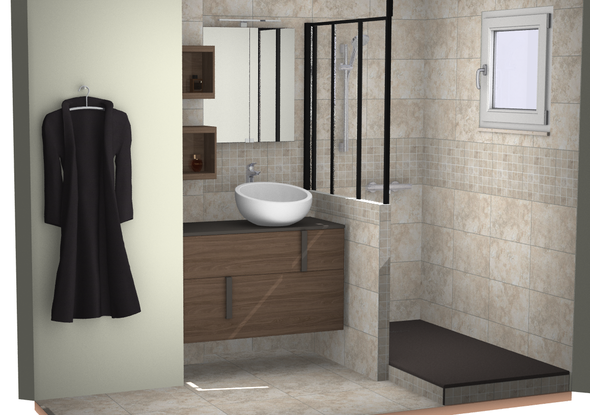 rénovation salle douche chantepie