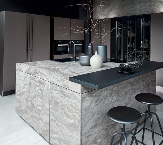 Cuisine effet marbre