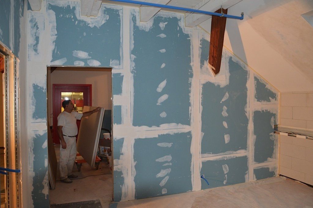 P. DECO Sàrl - Montage de cloisons légères phoniques - Immeuble -Aigle