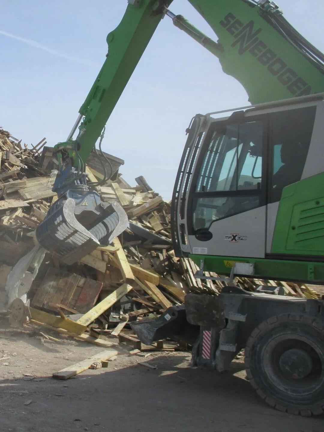 Tri de déchets en bois
